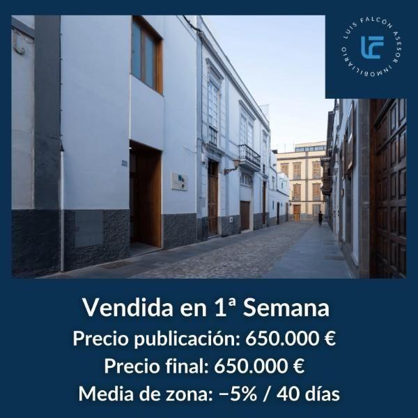 Luis Falcón Inmobiliario Resultados Reales de Venta en Gran Canaria